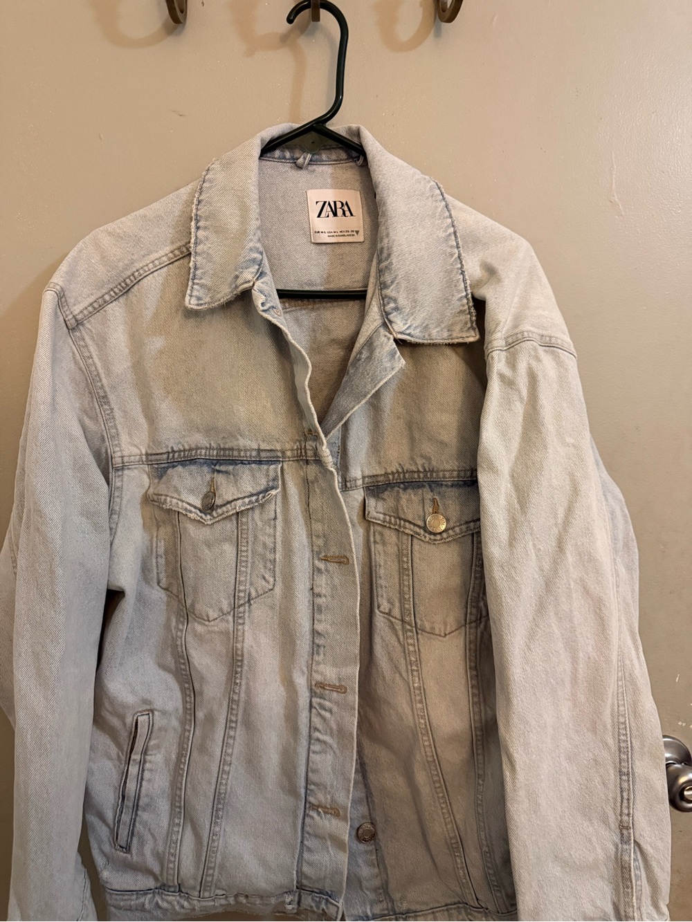 ZARA Pale Blue Denim Jacket